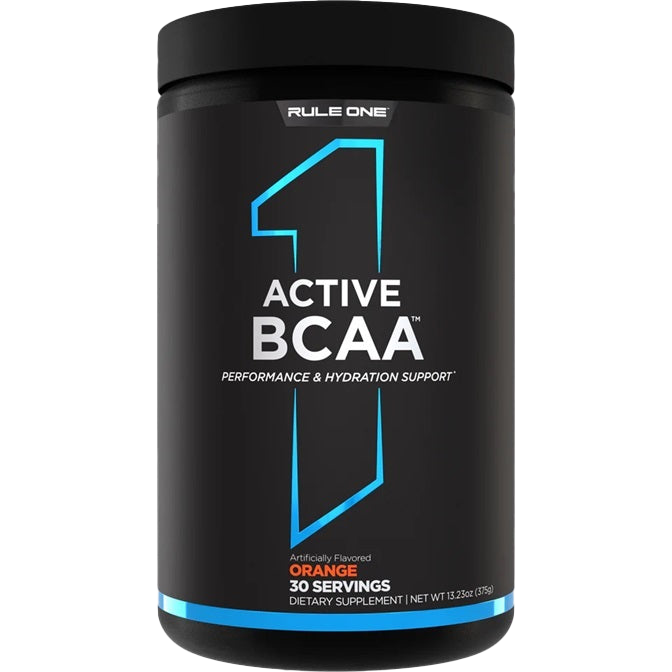 Premium Active BCAA Powder - Orange Flavor 375g | Muscle Recovery & Endurance Booster for Athletes & Fitness Enthusiasts