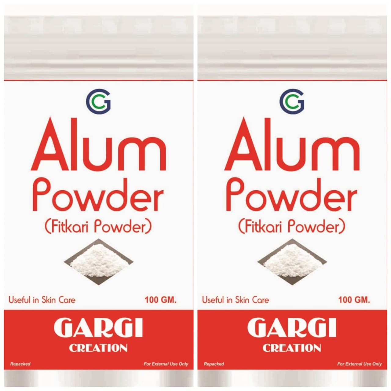 Gargi Creation Alum Powder (Fitkari Powder) - 200g Pack for Skin Care, Natural Astringent & Deodorant | Perfect for Acne Treatment, Razor Burn Relief & Foot Odor Control