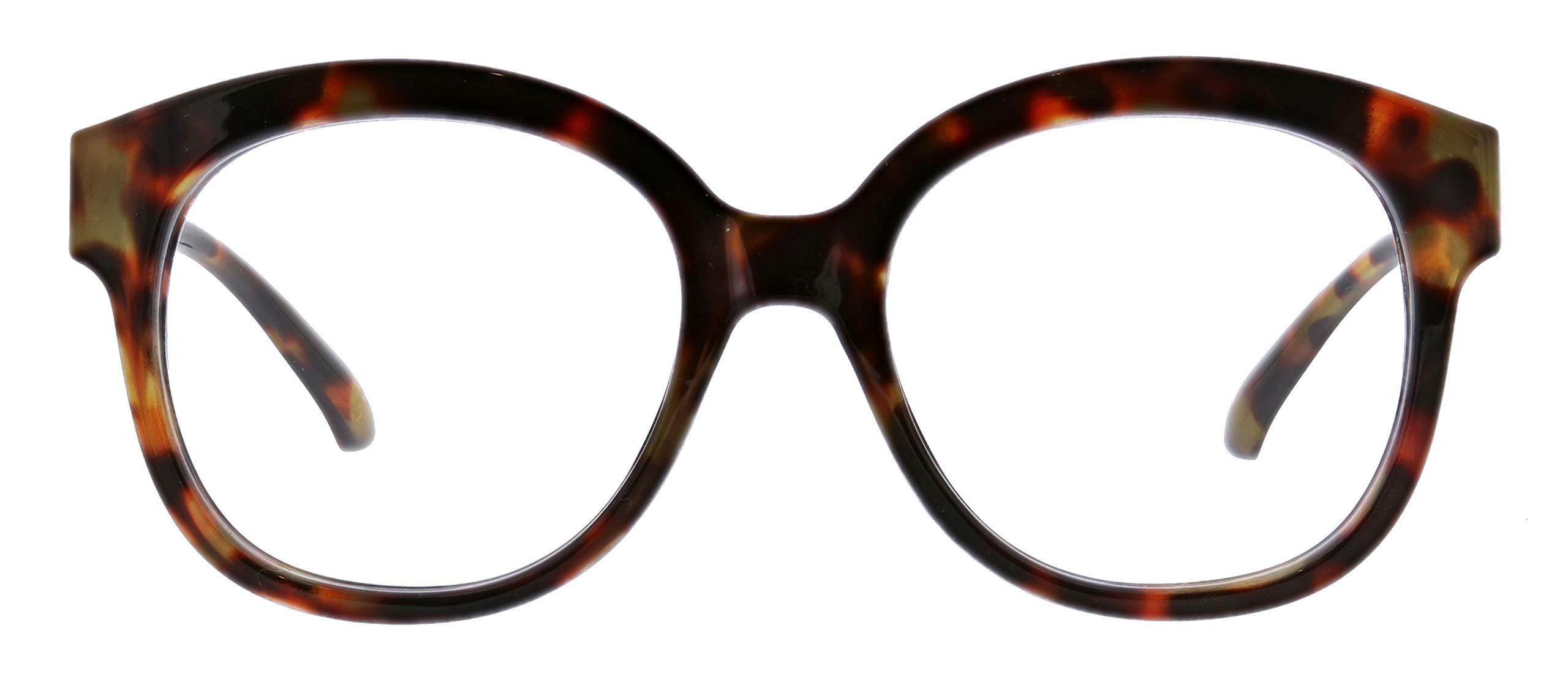 Peepers by PeeperSpecs Women's Catalina Focus Oversized Blue Light Blocking Reading Glasses (+1.50 to +3.00) - Stylish Computer Glasses for Work, Reading & Screen Time