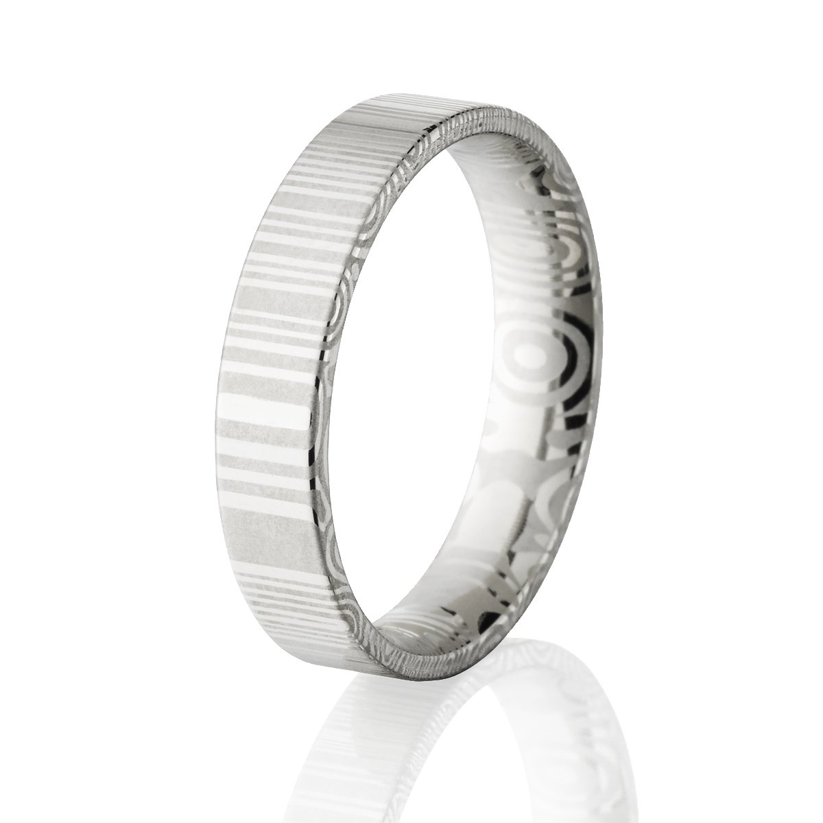 Premium Damascus Steel Men's Wedding Rings - Handcrafted Forged Wedding Bands for Grooms & Husbands - Perfect for Engagements, Anniversaries & Special Occasions