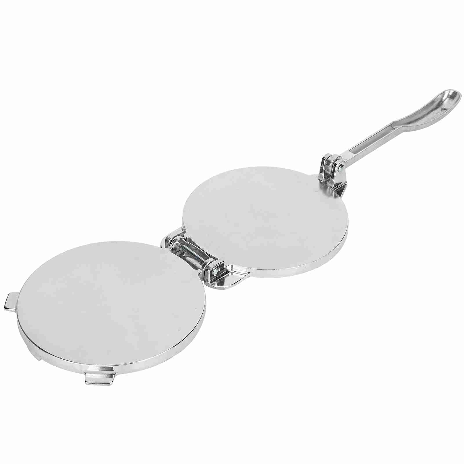 Premium Aluminum Alloy Tortilla Press - Foldable Dough Press for Homemade Tortillas, Flatbreads & Pastries | Heavy Duty Kitchen Bakeware for Mexican, Indian & Mediterranean Cuisine