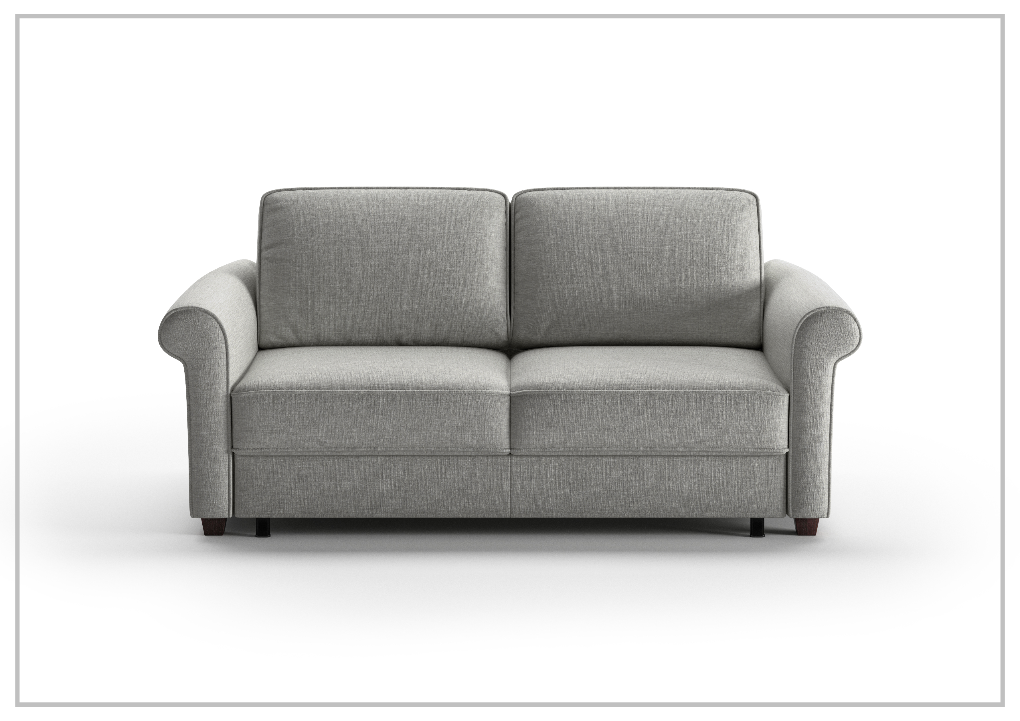 Luonto Charleston Fabric Sleeper Sofa - Gray Goose Color | Convertible Sofa Bed for Small Spaces | Perfect for Guest Rooms, Apartments & Home Offices