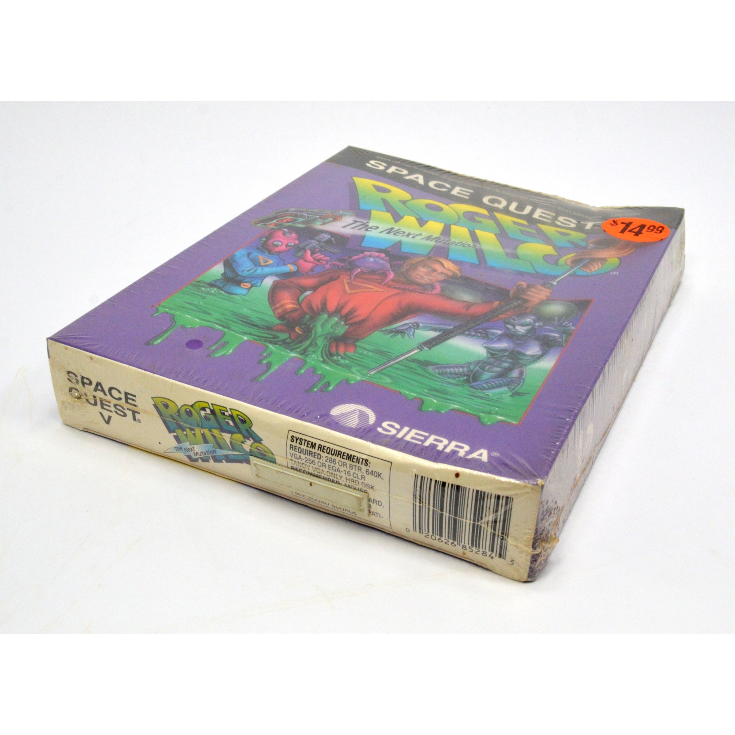 Brand New ROGER WILCO THE NEXT MUTATION Sealed Computer Game Space Quest V - Adventure Game for PC Windows, Perfect for Retro Gaming Enthusiasts & Collectors