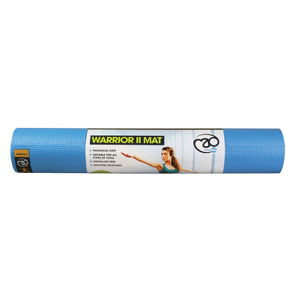 MAD Fitness Warrior Yoga Mat II - Non-Slip, Eco-Friendly, Extra Thick for Home & Studio Workouts - Perfect for Yoga, Pilates, and Meditation Exercises