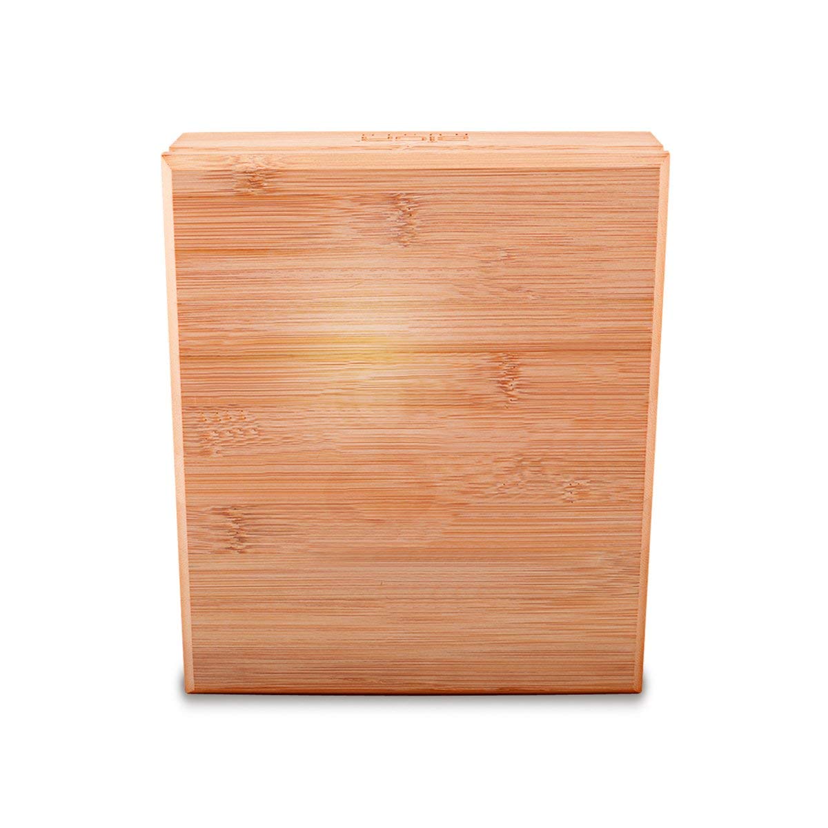 Premium KOVOSCJ Bamboo Humidor Cigar Box - Small Electric Humidor for Cigars & Headphone Storage | Perfect for Home, Office & Travel Use