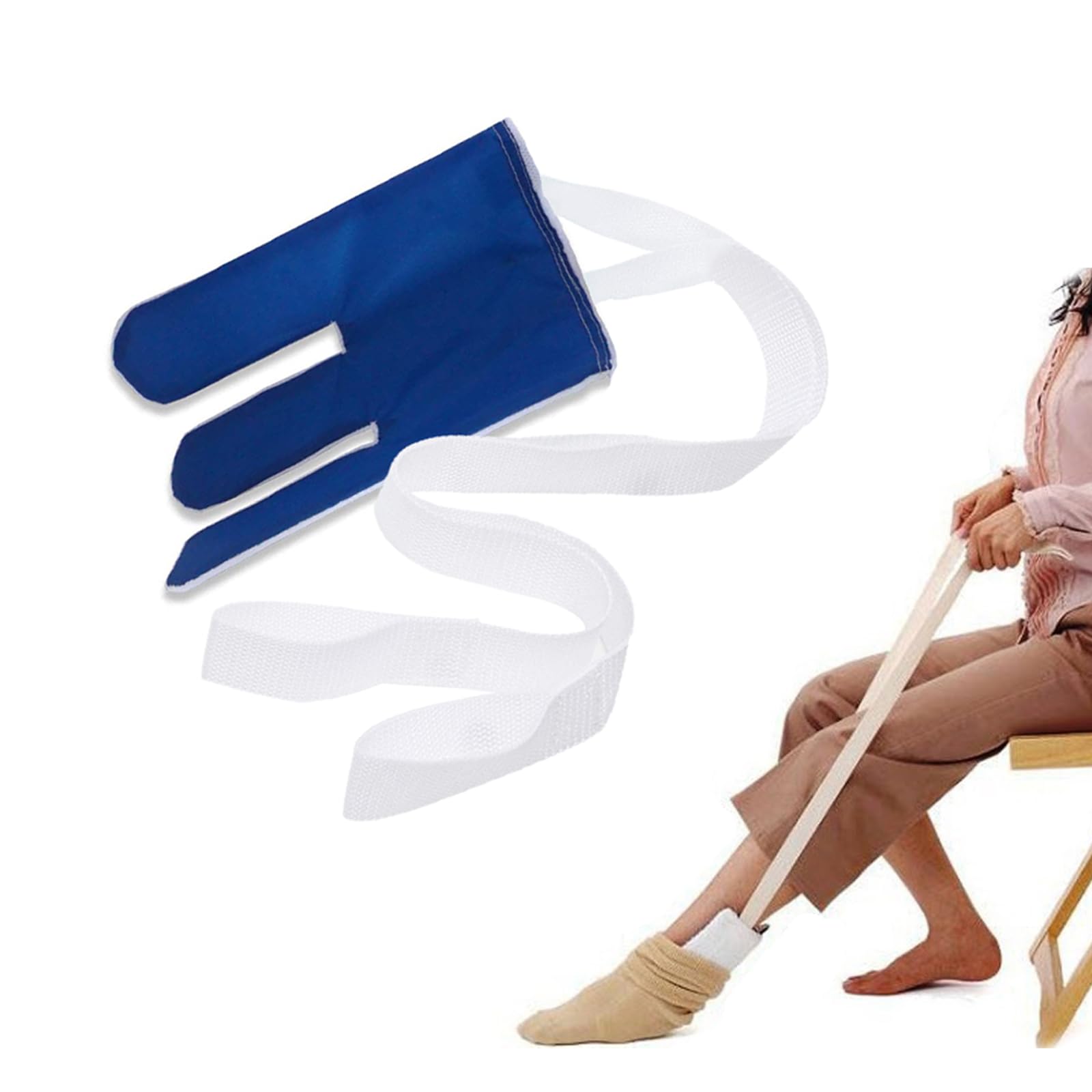 Best Sock Aid Device for Seniors & Disabled - Easy On/Off Sock Helper for Elderly, Pregnant & Limited Mobility - Ideal for Daily Dressing Assistance & Independent Living