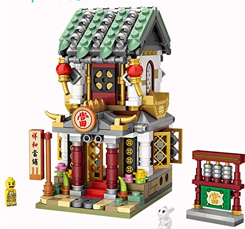 Sembo LOZ Mini Blocks - 1723 Chinatown Store Building Toy Set for Kids & Teens | Creative Puzzle & Construction Play | STEM Learning & Gift Idea for Boys & Girls | Great for Birthday, Party Favors & Classroom Activities