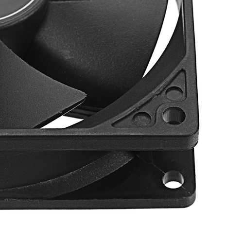 12V DC 90x90x25mm Double Ball Bearing 4400RPM High-Speed Cooling Fan for PC, CPU, GPU, Cabinet - Quiet & Durable Computer Case Fan for Optimal Airflow and Heat Dissipation
