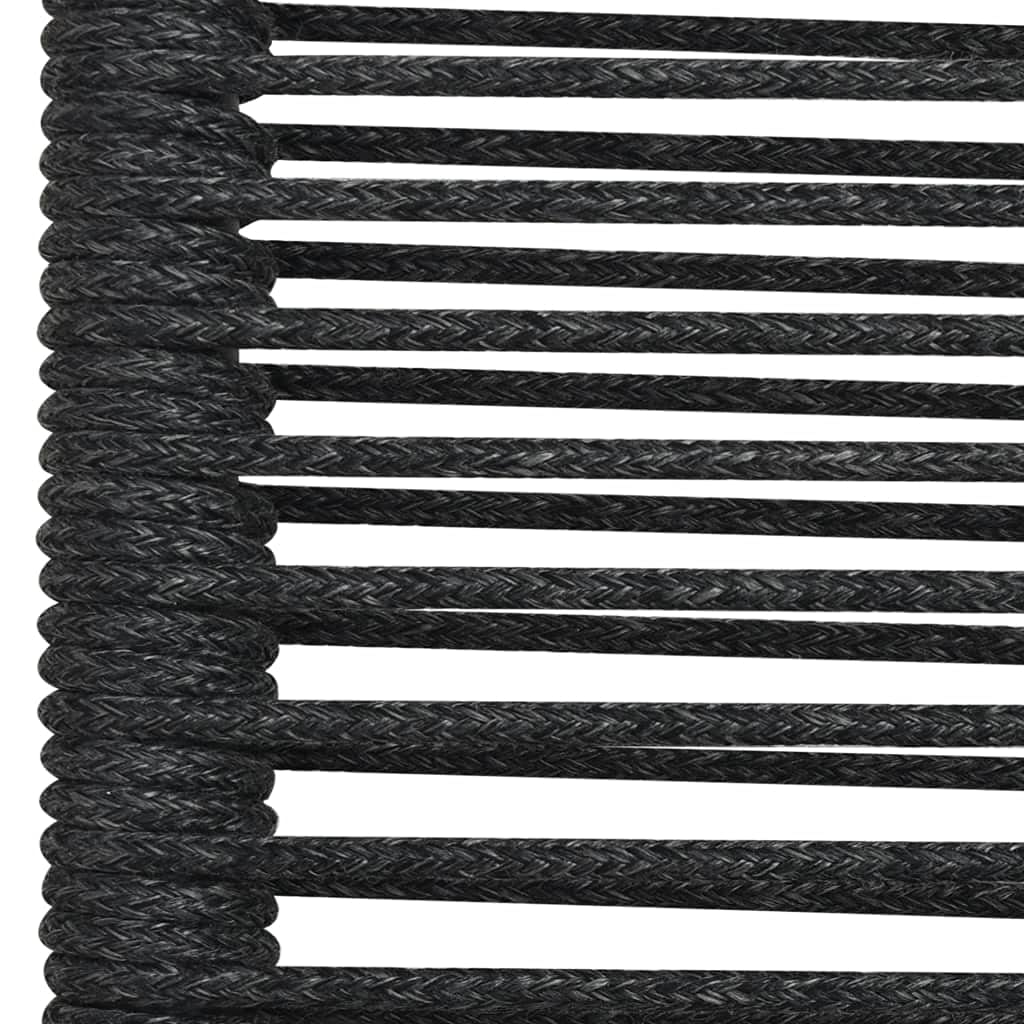 5-Piece Outdoor Bistro Table Set - All-Weather Steel & Cotton Rope Dining Furniture for Patio, Garden, Restaurant - Perfect for Backyard BBQs, Poolside Gatherings & Alfresco Dining