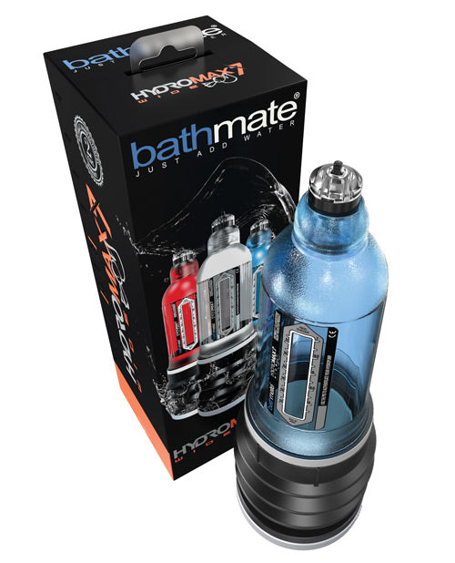 Bathmate Hydromax 7 Wide Boy Penis Pump - Blue Color for Enhanced Performance | At-Home Male Enhancement & Girth Training Device | Perfect for Private Use & Confidence Boosting