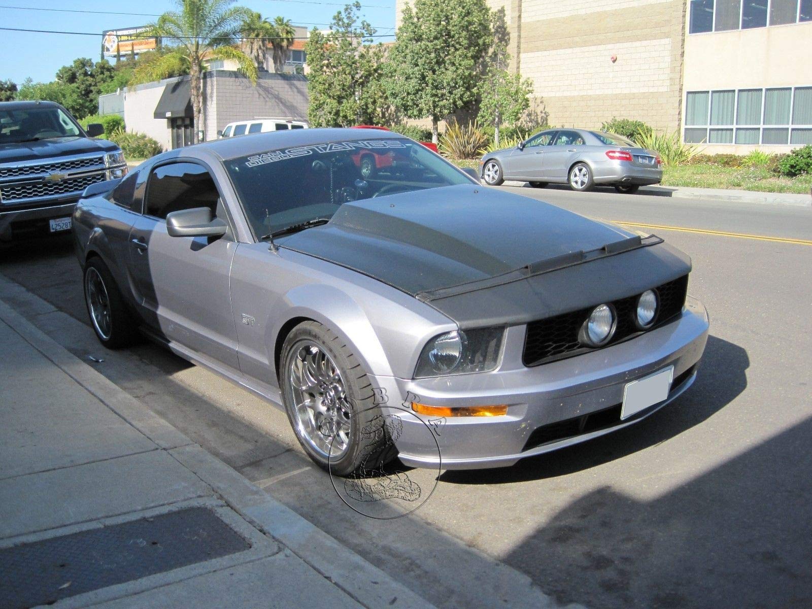 Ford Mustang GT 2005-2008 Car Hood Mask Bonnet Bra - Protective Cover for 05 06 07 08 Models - Perfect for Road Trips & Car Shows