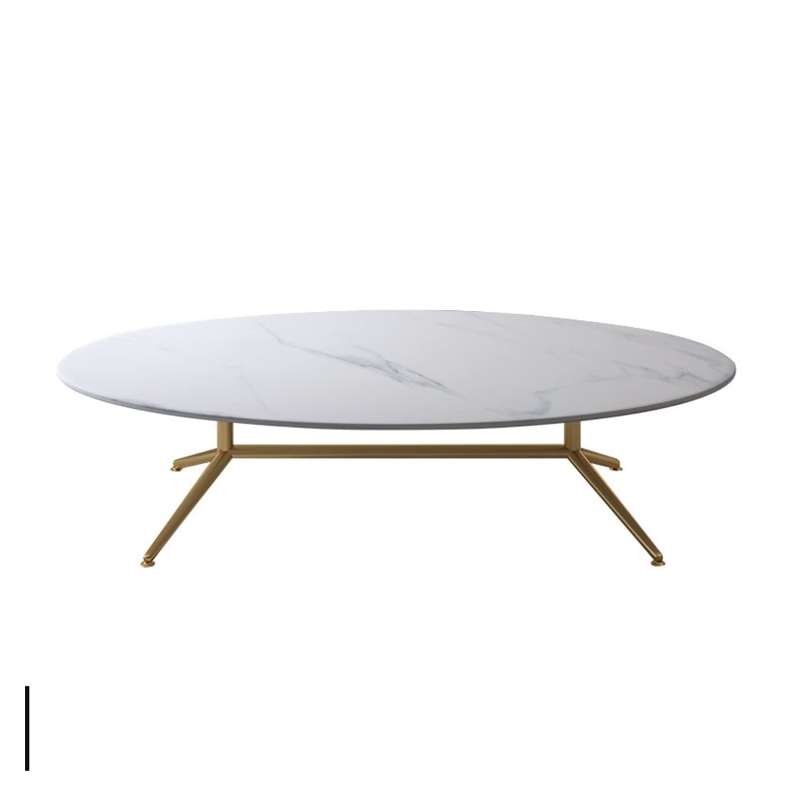 Modern Nordic Oval Coffee Table - 100x60x40cm White Sofa Table for Small Apartment Living Room | Minimalist Home Decor for Coffee & Tea Time, Lounge Furniture, Compact Space Solution