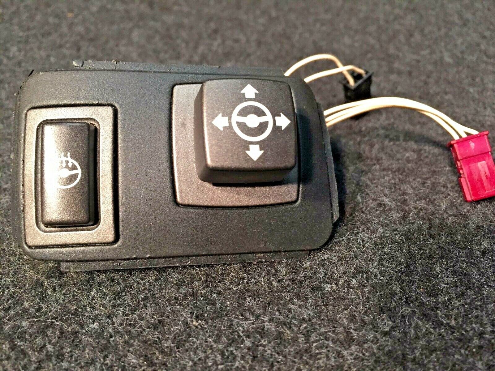 02 03 04 05 BMW 745i 745li E65 E66 OEM Steering Wheel Adjustment & Heat Switch - Perfect for Winter Driving & Luxury Car Upgrades