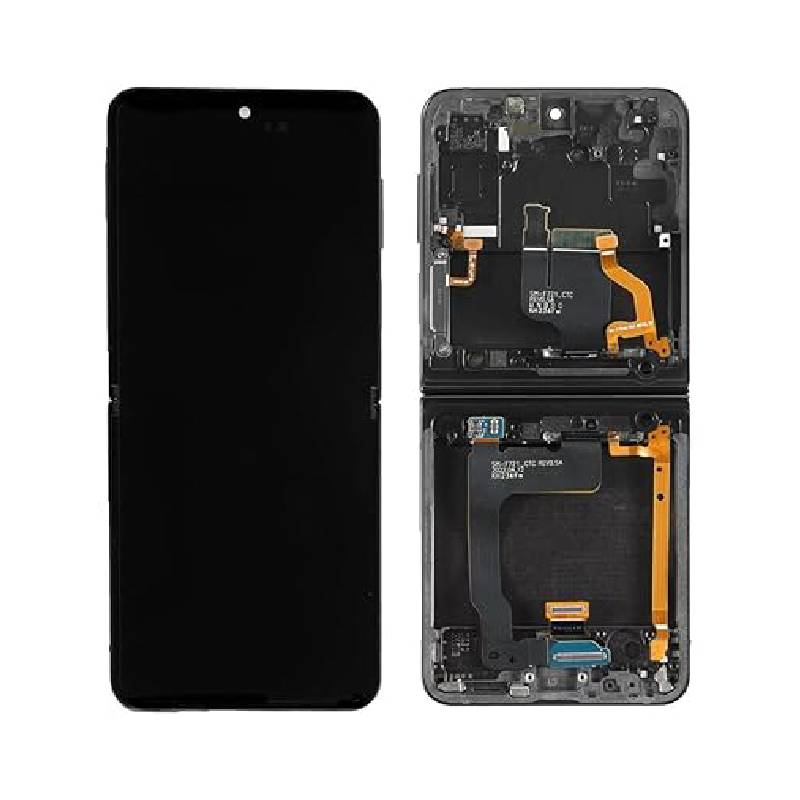 Samsung Galaxy Z Flip 4 Inner Screen Replacement - Genuine OLED Display with Tools Kit - Perfect for DIY Phone Repair at Home or Office