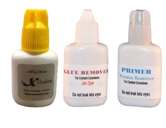 Exclusive 3D Volume Eyelash Glue - Low Fumes, Flexible 5ml Size with Remover & Primer for Professional Lash Extensions | Perfect for Salon, Home Use & DIY Beauty