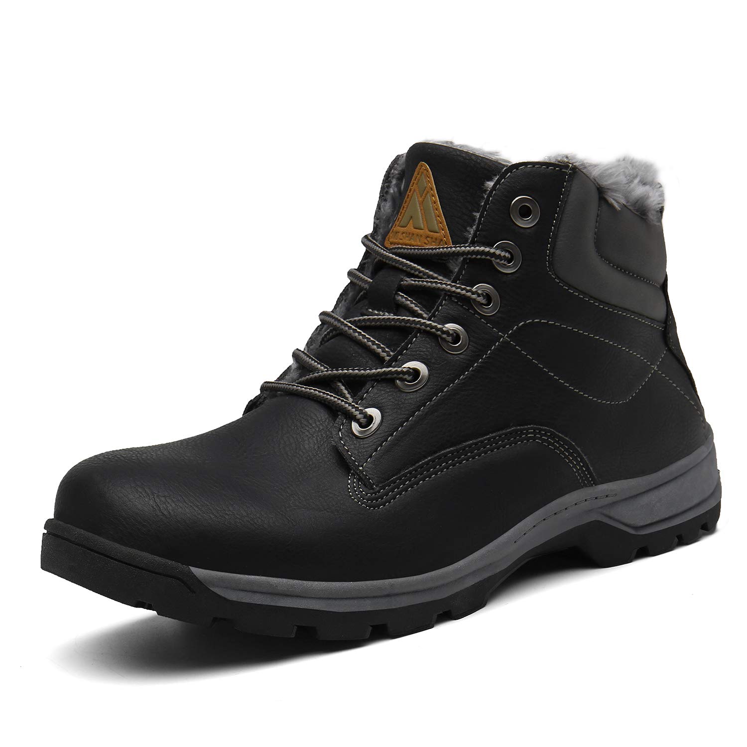 Mishansha Men's & Women's Waterproof Hiking Boots - Winter Snow Boots with Warm Lining for Outdoor Trekking & Snowy Adventures