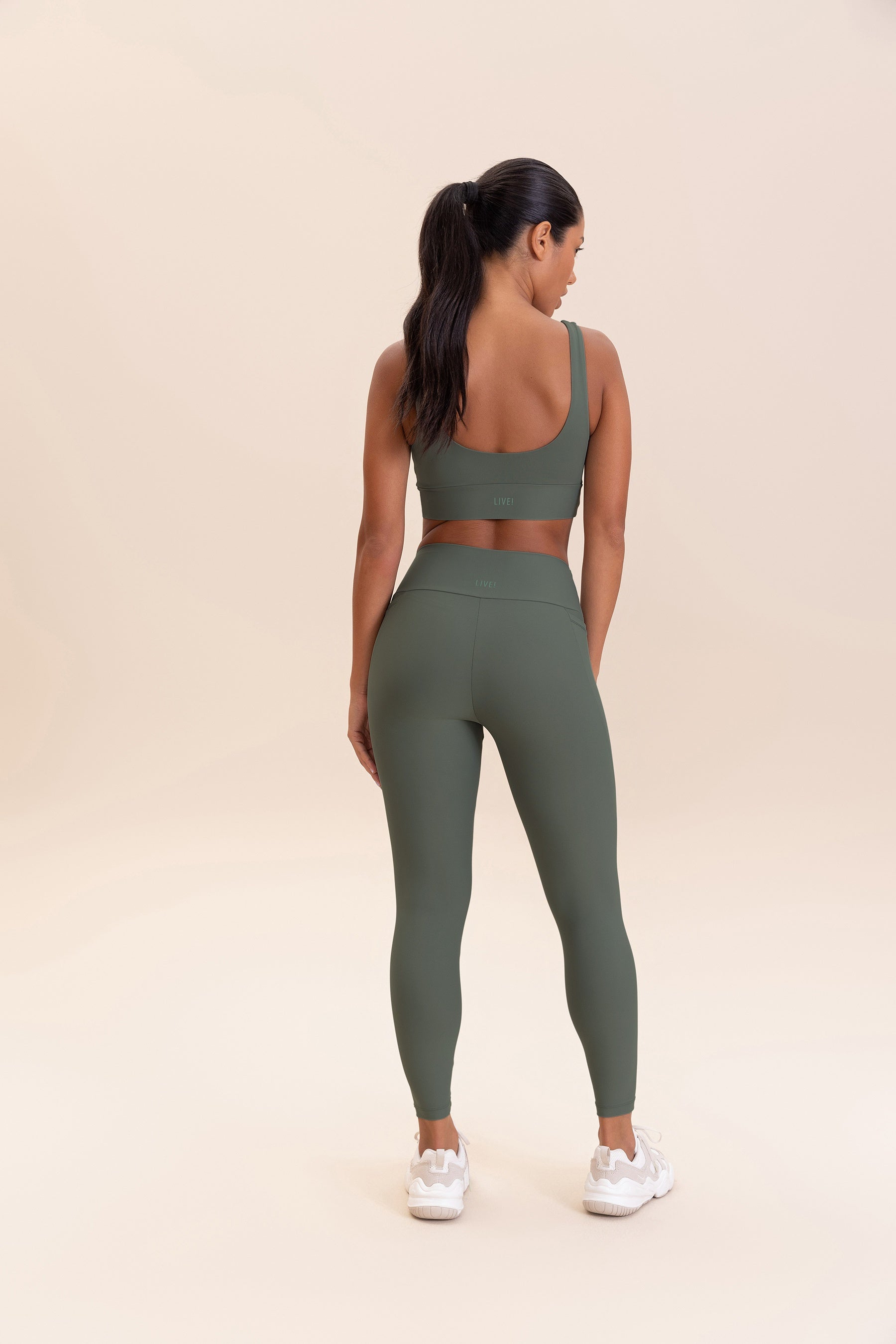 Cut Out Fit Green® Sports Bra - High Support Workout Top for Women - Yoga, Running, Gym & Activewear