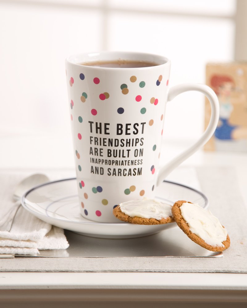Best Friends Forever Ceramic Mug - 18 oz Colorful Coffee Cup for Women & Men - Perfect for Gifts, Office Use, and Cozy Home Coffee Breaks