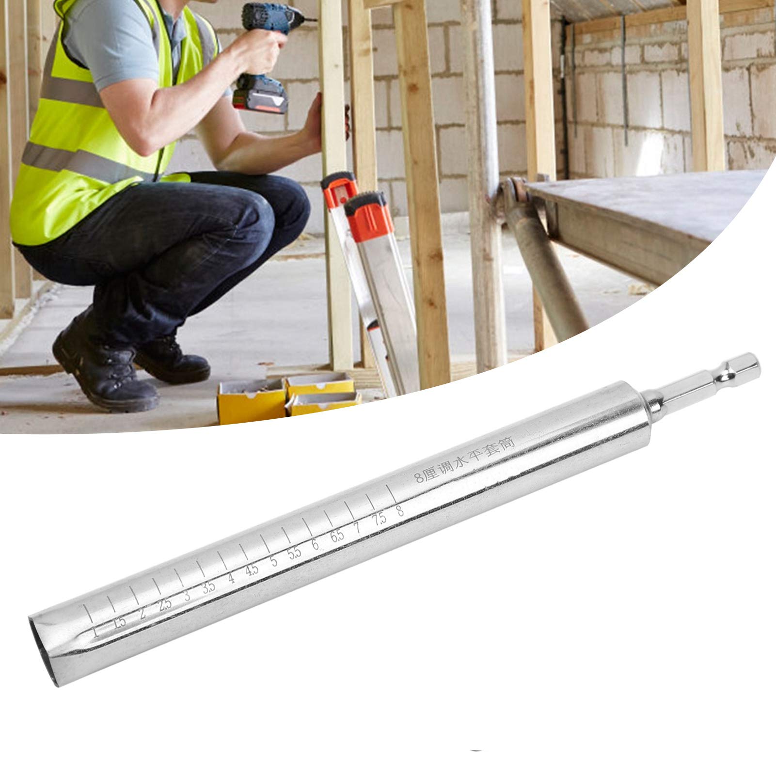 Stainless Steel Hex Shank Bit Holder for Electric Drills - Portable Hex Handle Drill Bit Adapter for Wind Batches - Perfect for DIY Projects, Home Repairs & Professional Construction Work