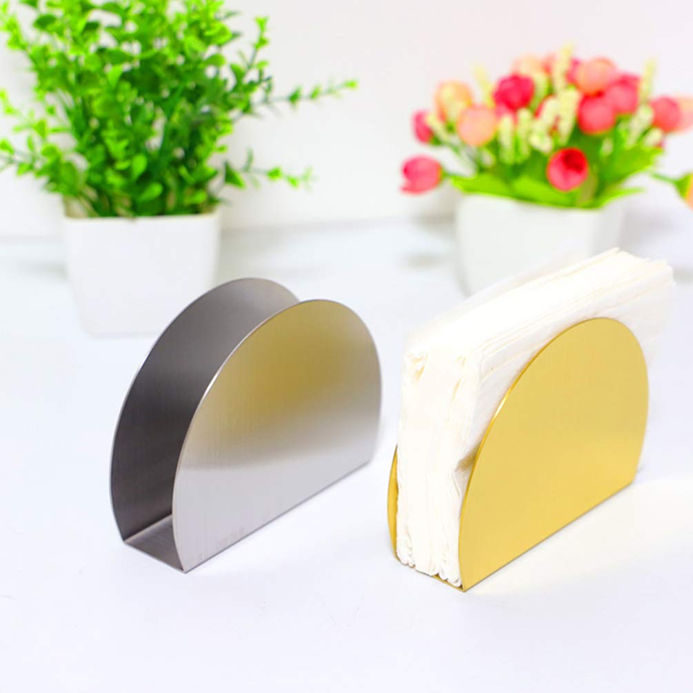 Stainless Steel Napkin Holder - Cabilock Paper Towel & Tissue Dispenser for Kitchen, Dining Table, Restaurant, and Office Use