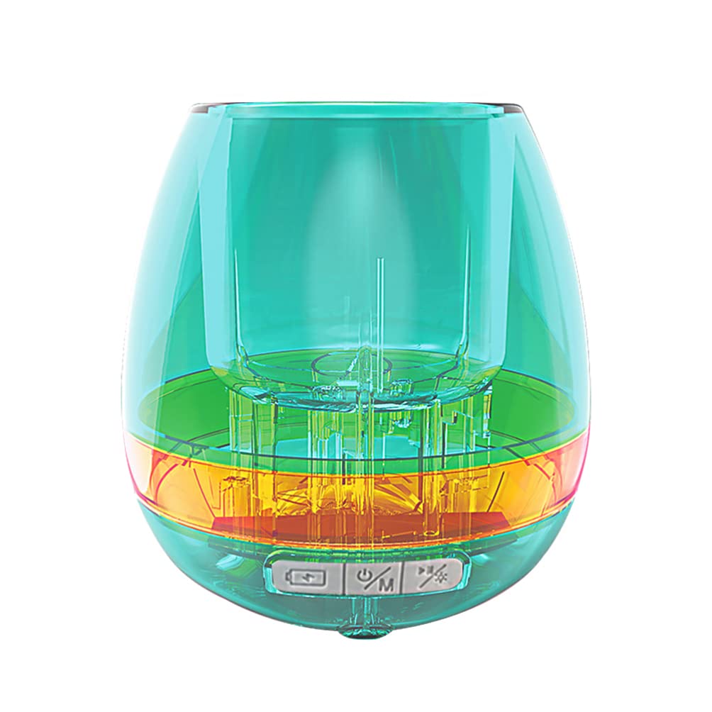NUOBESTY Cactus Flower Pots with Bluetooth Speaker - 1pc Set, Touch Control Music Planter for Kids, Plastic Plant Pot for Home Decor, Office Desk & Garden Use