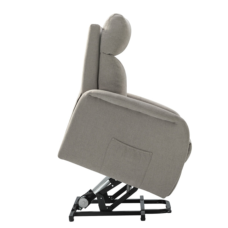 Serena Power Recliner Chair with Massage & Heat - Electric Lift Recliner Sofa for Living Room, Elderly & Home Theater Comfort (Brown) - Perfect for Relaxation, Movie Nights & Pain Relief