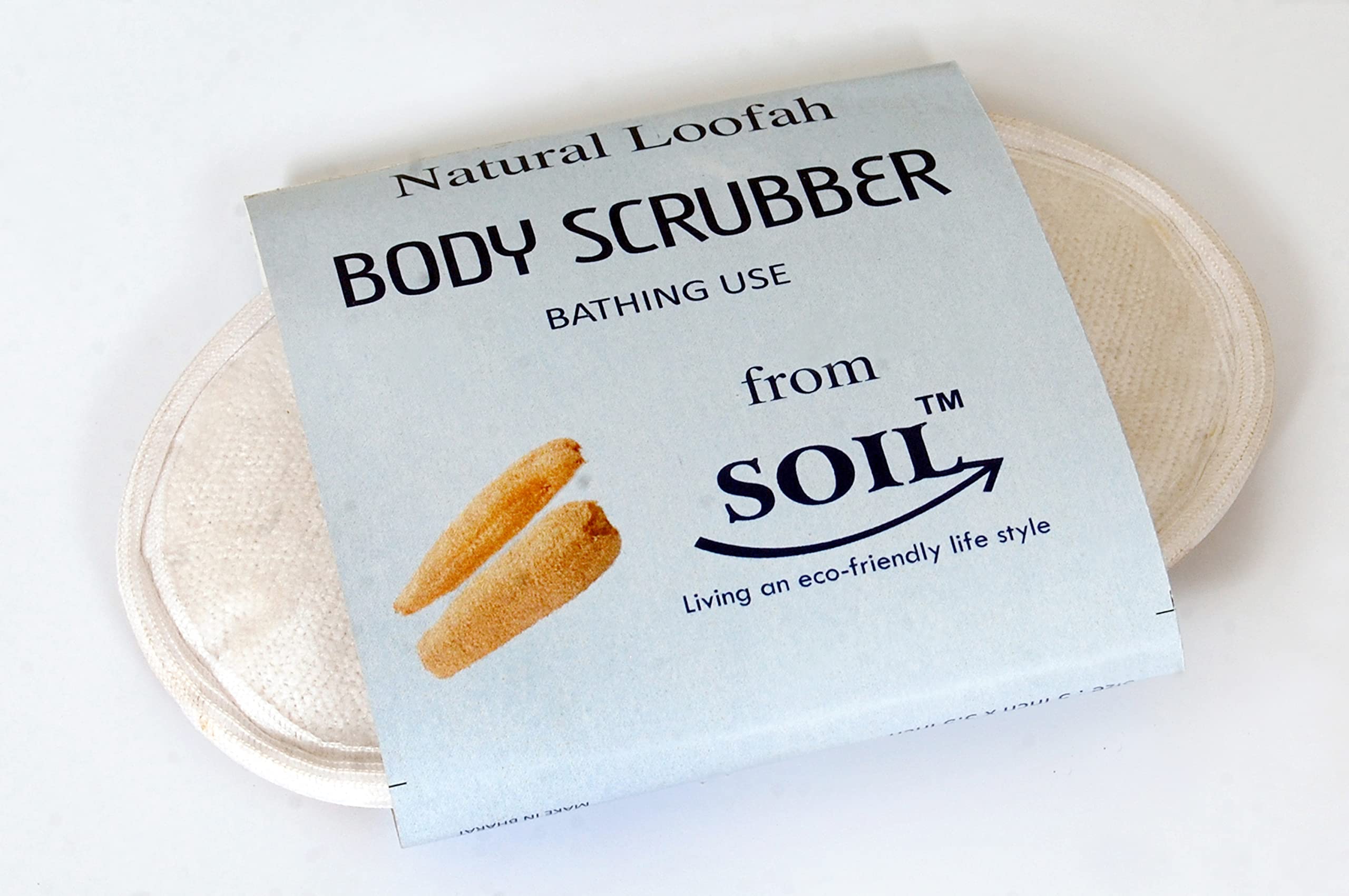 Organic Loofah Body Scrubber Exfoliator - Pack of 5 Natural Bath Sponges for Soft Skin - Perfect for Shower, Spa & Eco-Friendly Skincare Routine