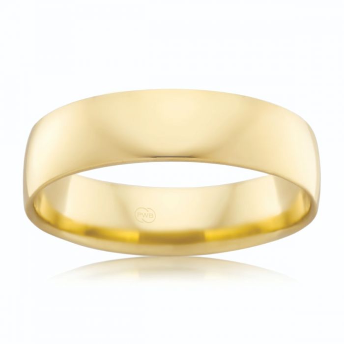 9ct Yellow Gold 6mm Crescent Moon Ring - Size Z - Perfect for Boho Jewelry Lovers & Everyday Wear