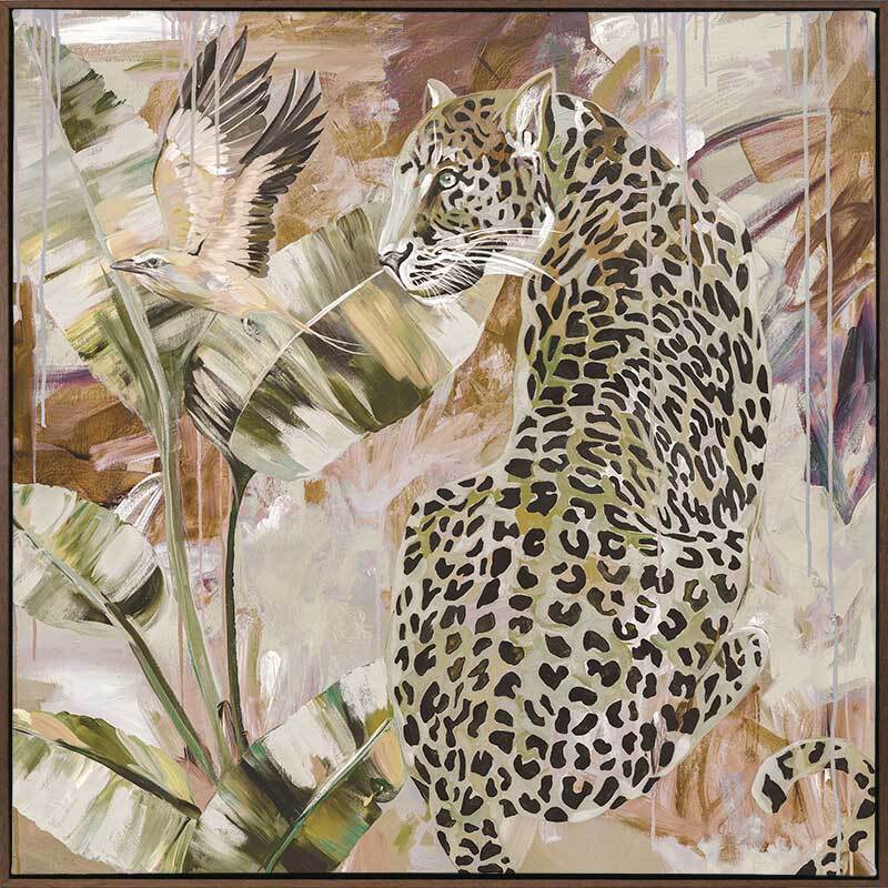 Distant Longing Khaki Canvas Art Print - Landscape Wall Decor for Living Room, Bedroom & Office - Ready to Hang Home Decor