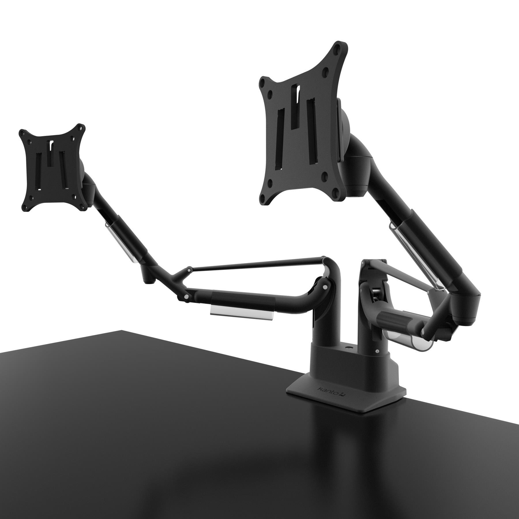 Kanto DMS2000 Dual Arm Monitor Stand - Adjustable VESA Mount for 13-27