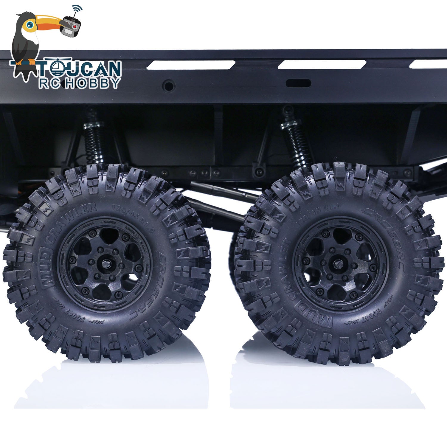 CrossRC JT6 1/10 Scale 6WD RC Crawler Truck - 2.4GHz Remote Control, ESC, Motor & LED Lights - DIY Off-Road Vehicle for Rock Crawling & Trail Adventures