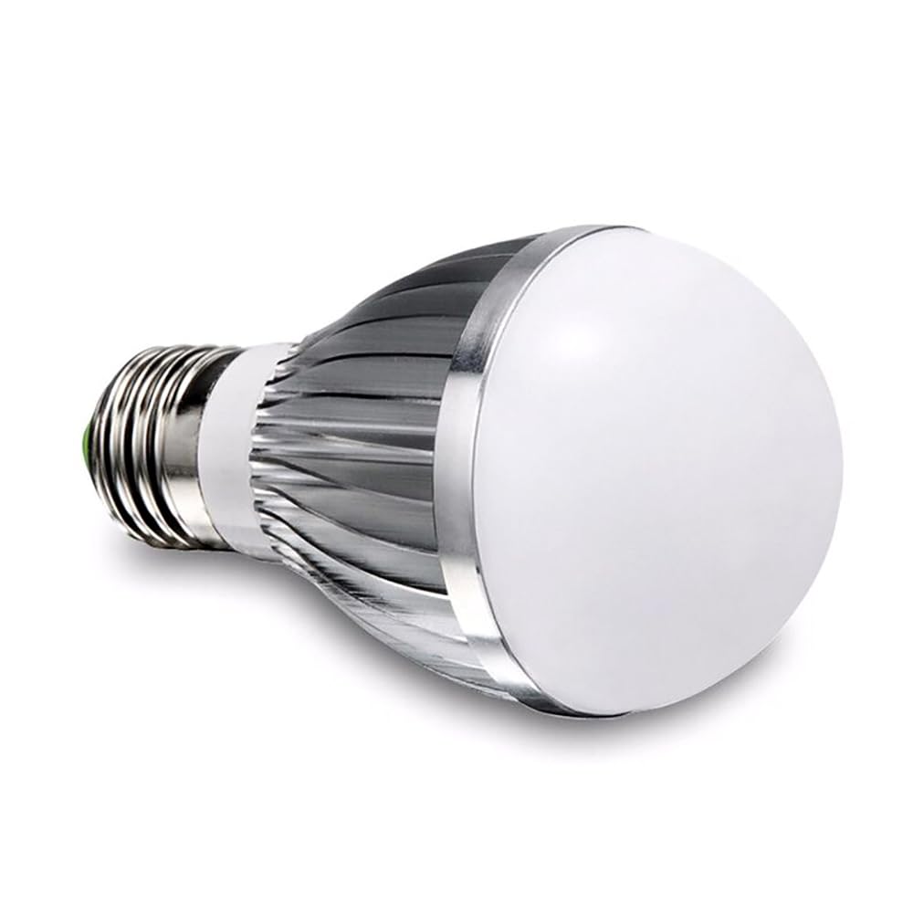 E26 E27 Base 980nm IR Illuminator - 5 LED 3W Infrared Bulb Light for CCTV Cameras | Total Invisible No Glow Night Vision Enhancement | Perfect for Home Security, Surveillance Systems & Dark Area Monitoring