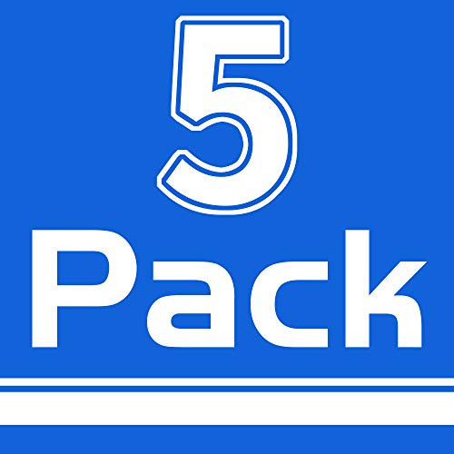 Black; 5 Pack
