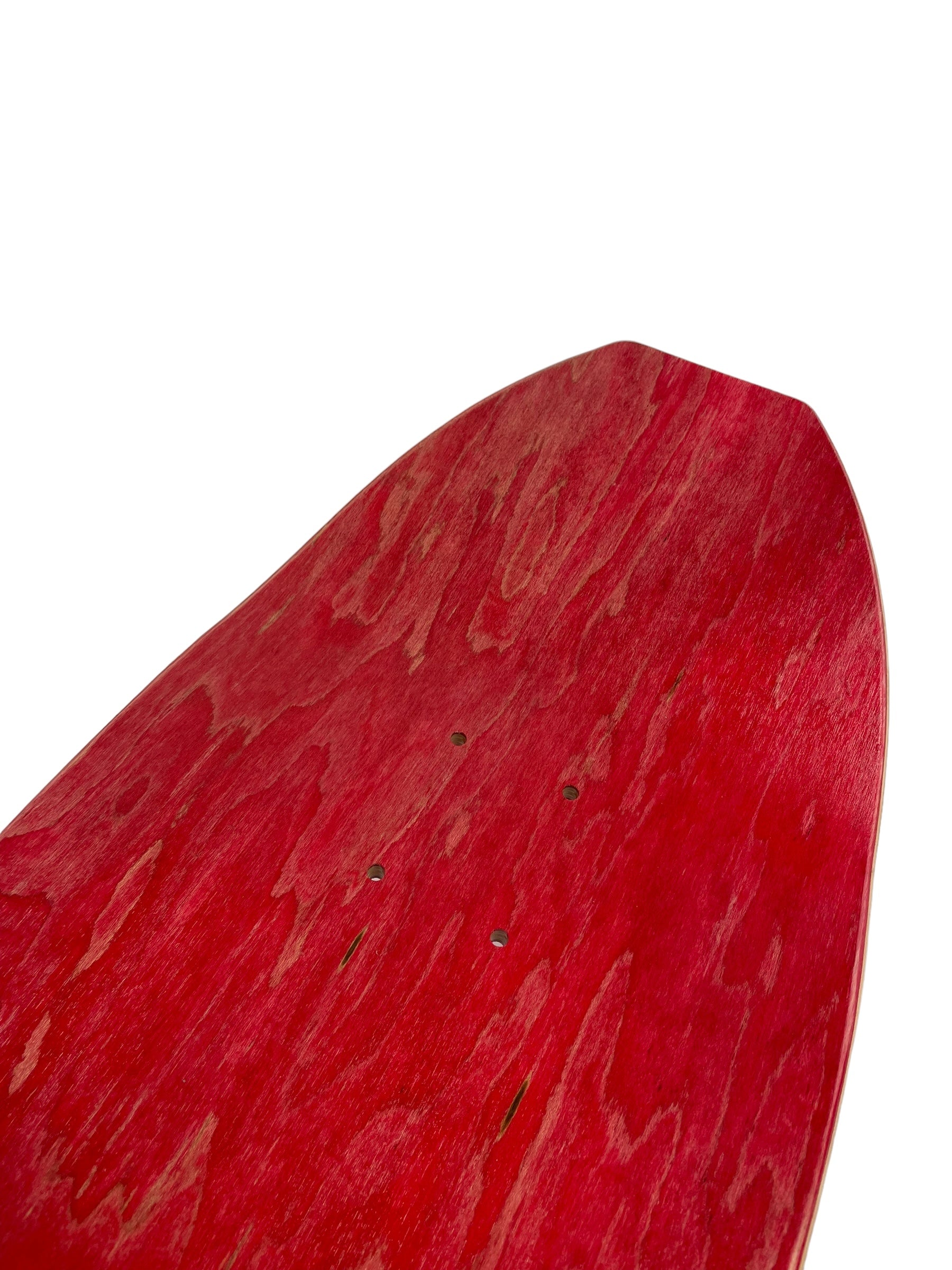 FLATHEAD Hardrock Skateboard Blank - Natural Wood Pool Shape 9.38
