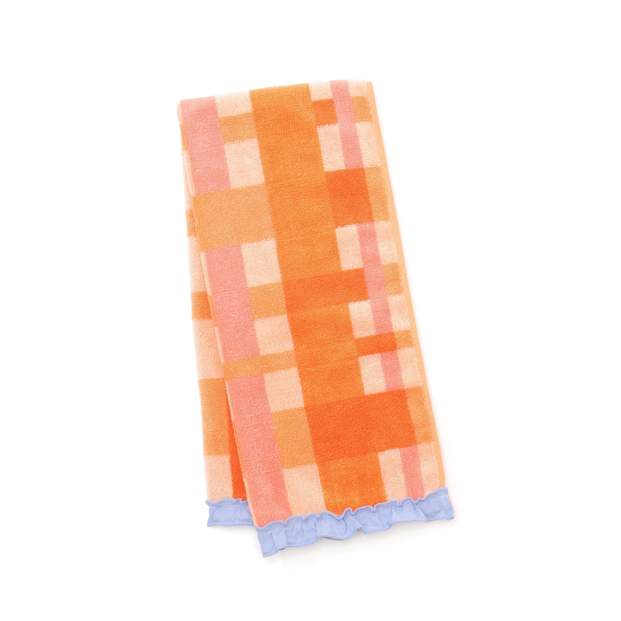 Antibacterial & Deodorizing Face Towel - Soft Orange Microfiber for Gym, Travel & Daily Skincare - Reusable & Hypoallergenic