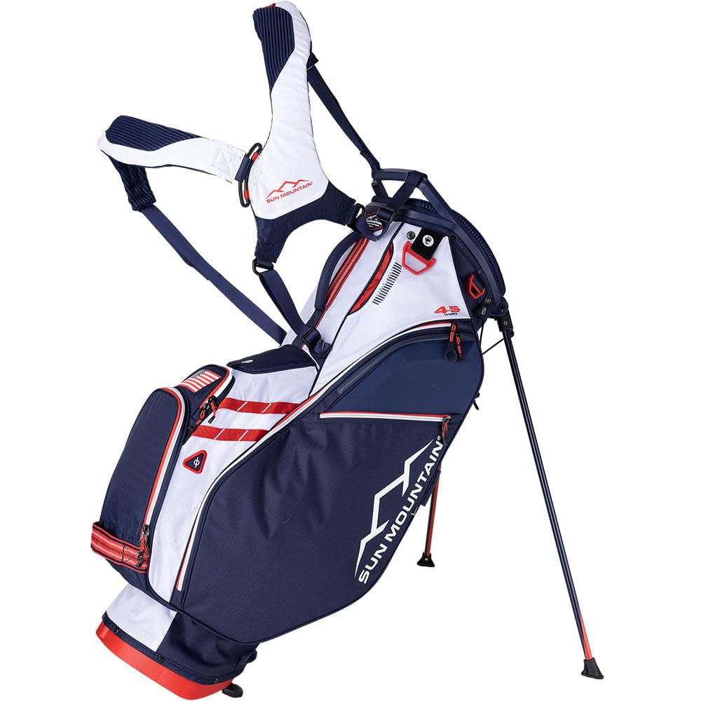 Sun Mountain 2024 4.5Ls 14-Way Golf Stand Bag - Lightweight & Durable Golf Bag for Men & Women - Perfect for Walking the Course, Range Practice & Tournament Play