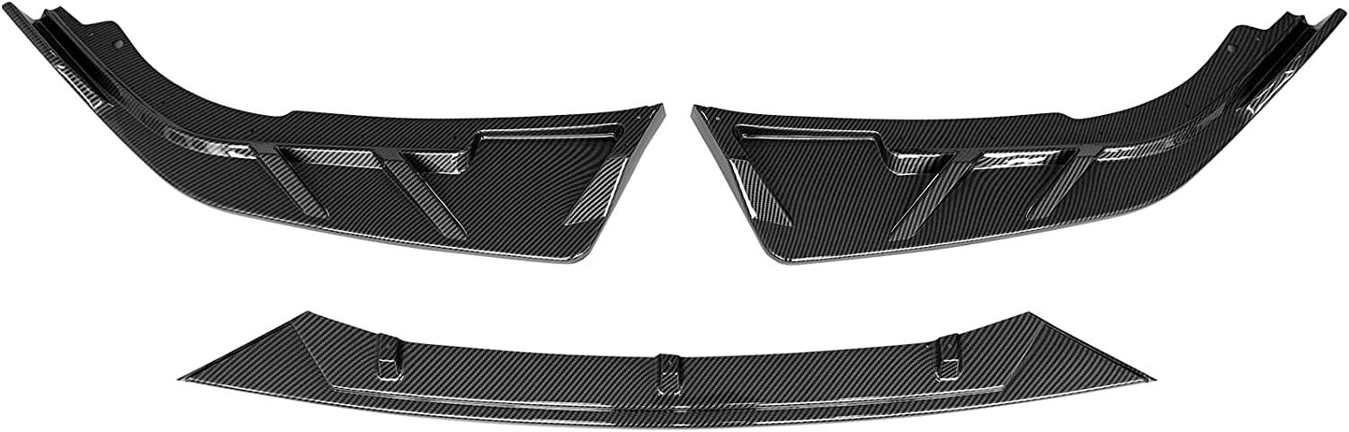 2021-2023 Honda Accord V3 Style Front Bumper Lip Spoiler Kit - 3PCS PP Material Front Splitter for Enhanced Aerodynamics & Sporty Look - Perfect for Car Enthusiasts & Street Racing