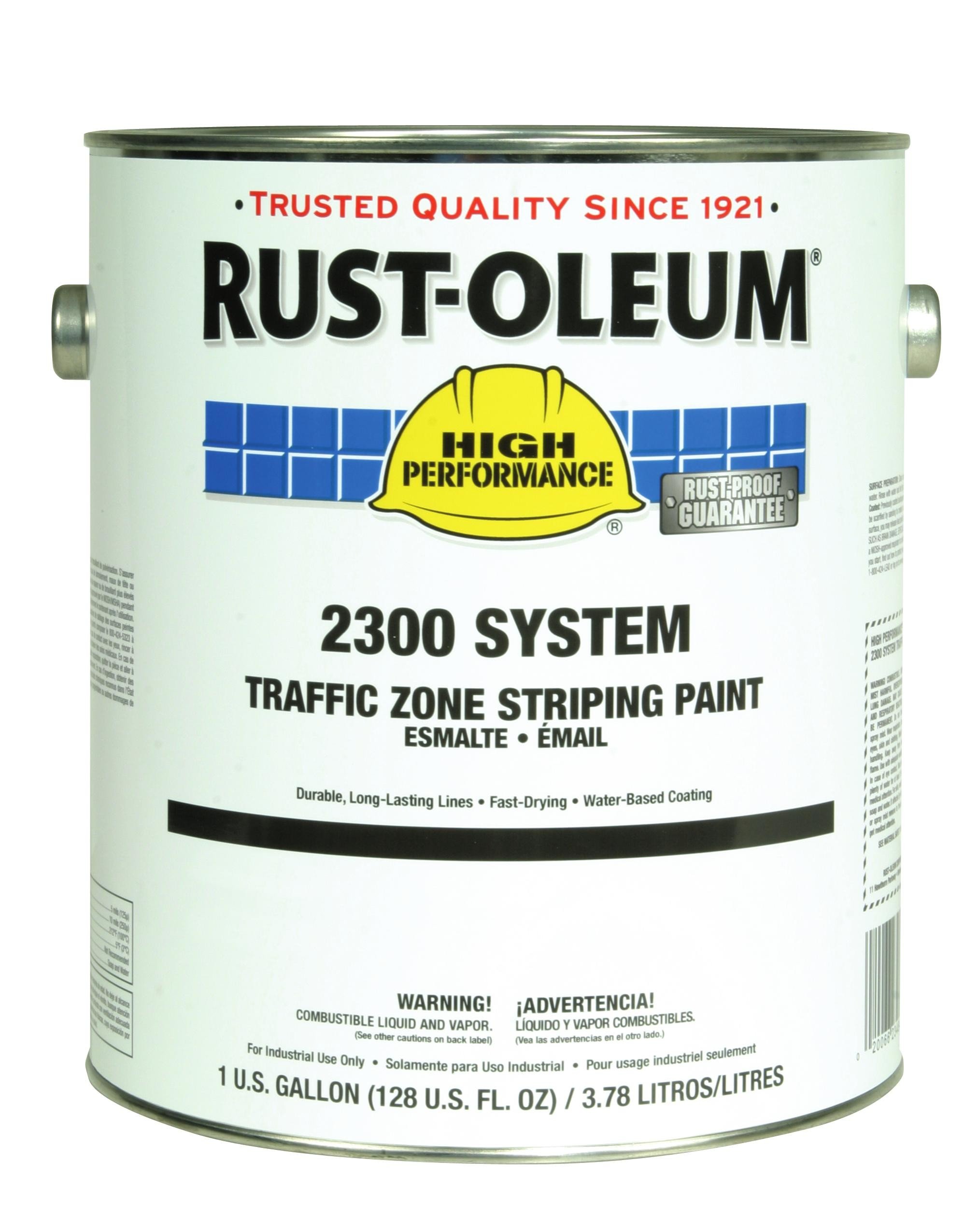 SEMI-GLOSS RED TRAFFIC PAINT - 1 GALLON | High Visibility Road Marking Paint for Parking Lots, Driveways & Construction Zones