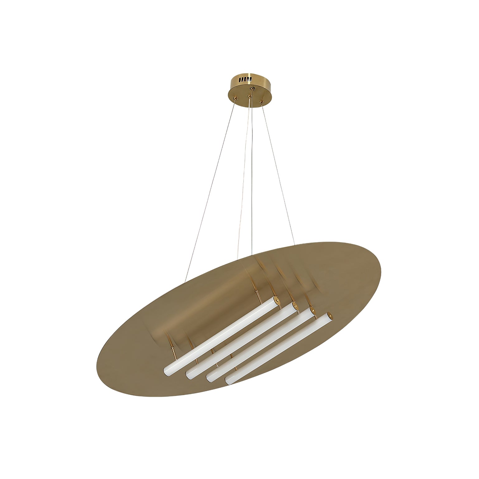 Modern Big Disc Pendant Lamp - Stylish Ceiling Light Fixture for Dining Room, Kitchen Island & Living Room Decor
