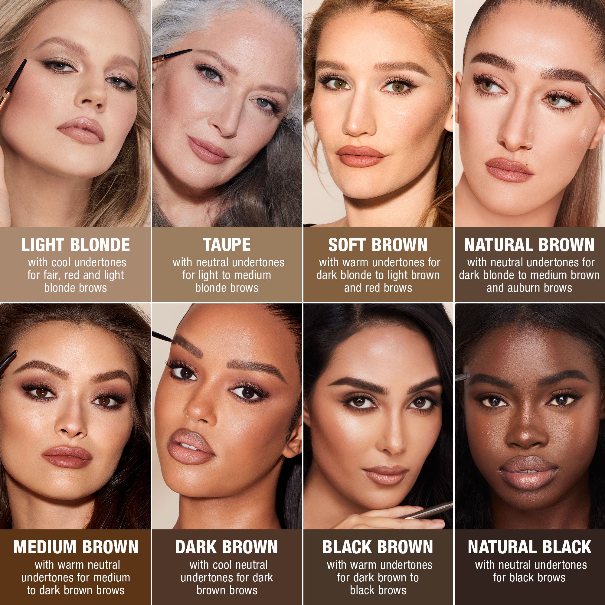 Charlotte Tilbury Brow Cheat Eyebrow Pencil - Waterproof, Long-Lasting, Natural Look for Perfectly Shaped Brows | Ideal for Everyday Makeup & Professional Use