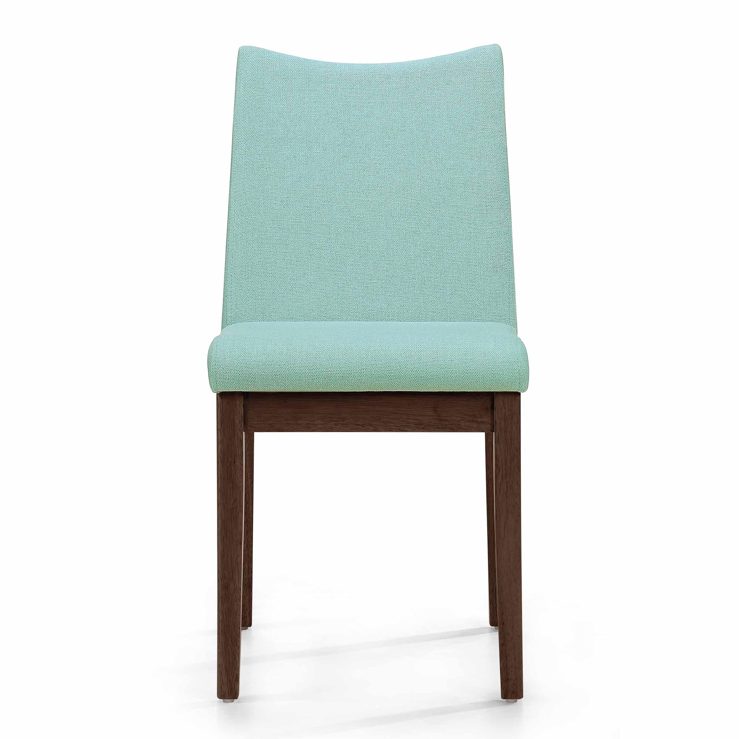 Modern Dining Chairs Set of 2 - Comfortable Kitchen Chairs with Padded Seat - Sturdy Wooden Dining Room Chairs for Home, Restaurant, and Office Use