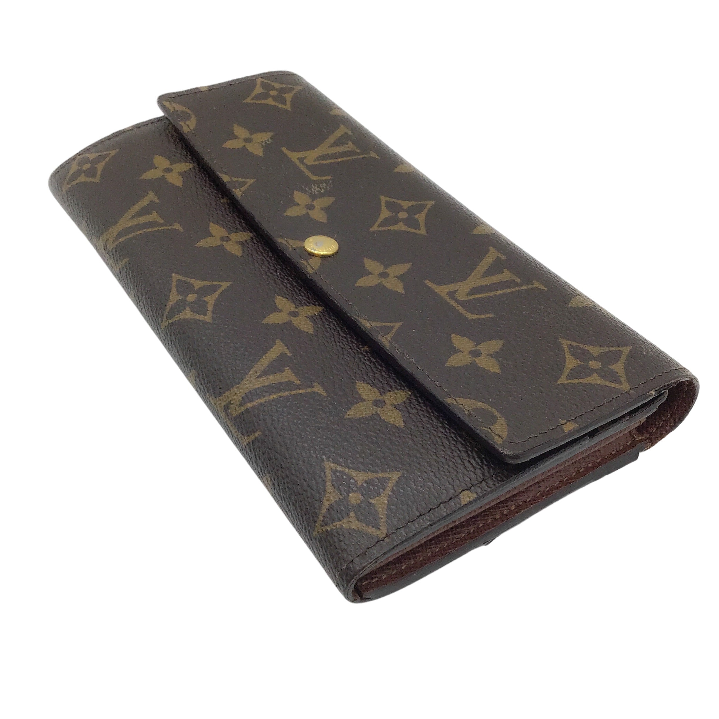 Louis Vuitton Monogram Canvas Porte Tresor Wallet - Authentic Designer Bifold Wallet for Men & Women | Perfect for Everyday Use, Travel & Business