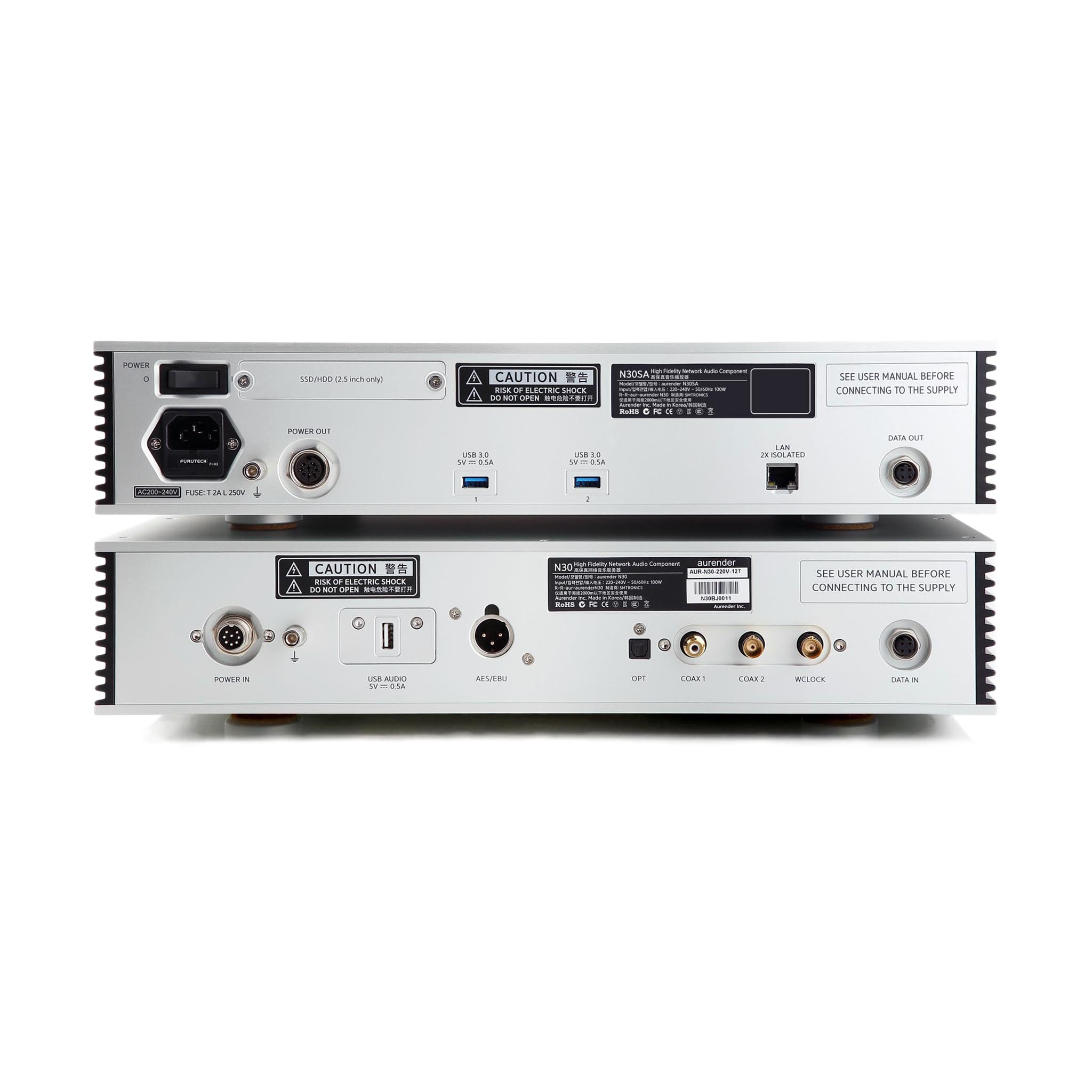 Aurender N30SA High-End Music Server & Streamer - Audiophile Digital Music Player for Home Theater & Hi-Fi Systems