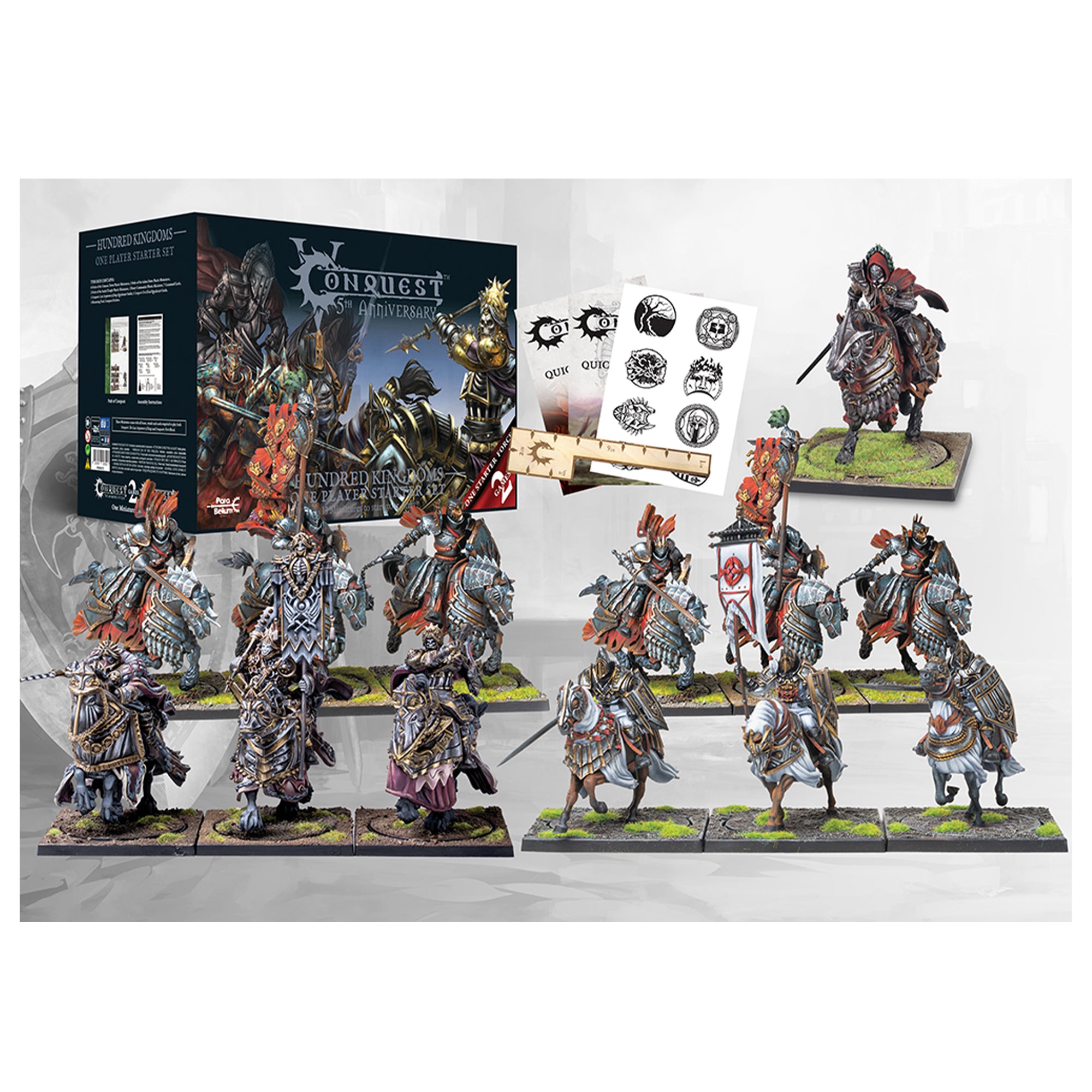 Hundred Kingdoms 5th Anniversary Supercharged Starter Set - Board Game Expansion for Strategy & Adventure Game Nights