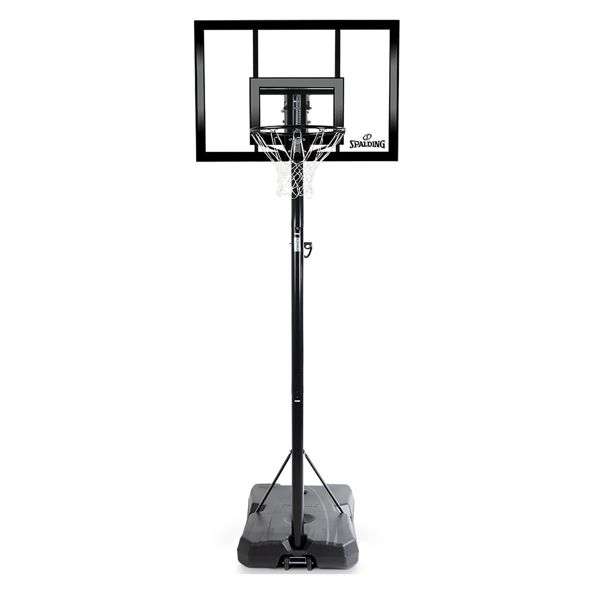 44 Inch Polycarbonate ExactaHeight Basketball Hoop System - Adjustable Height for Indoor & Outdoor Basketball Games, Driveway, Backyard, and Gym Use