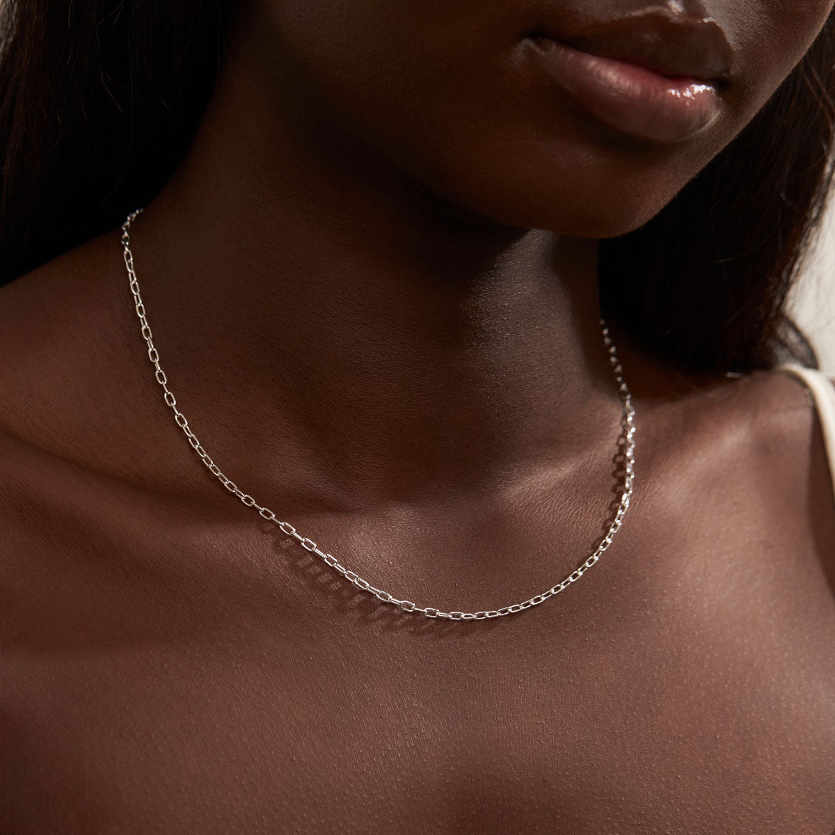 Stainless Steel Paperclip Chain Necklace - Trendy & Durable Jewelry for Women & Men | Perfect for Office, School & Everyday Wear