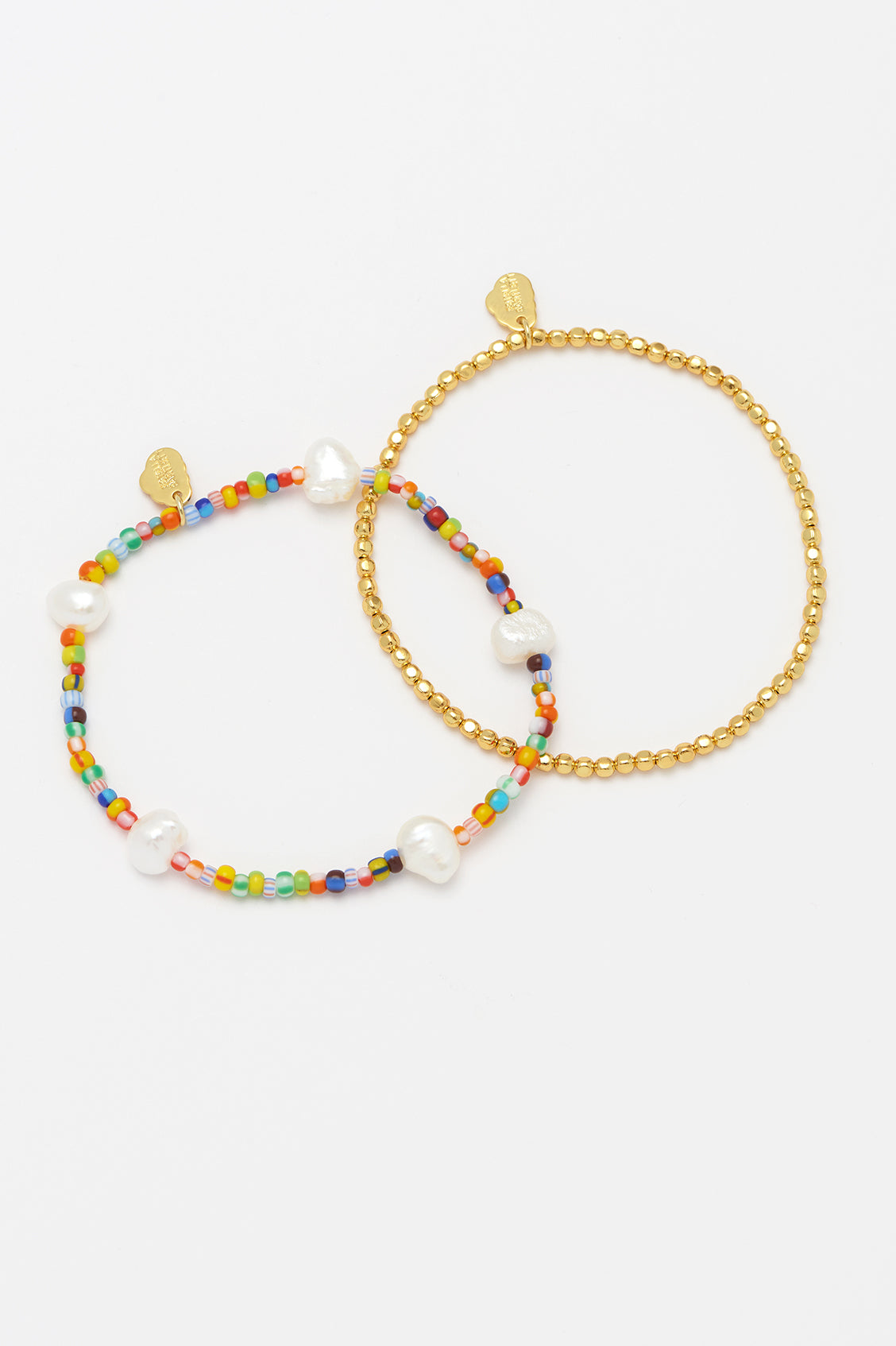 Rainbow Pearl Bracelet Set for Women - Elegant Beaded Jewelry Gift for Birthday, Anniversary & Party - Fashion Accessories for Daily Wear & Special Occasions