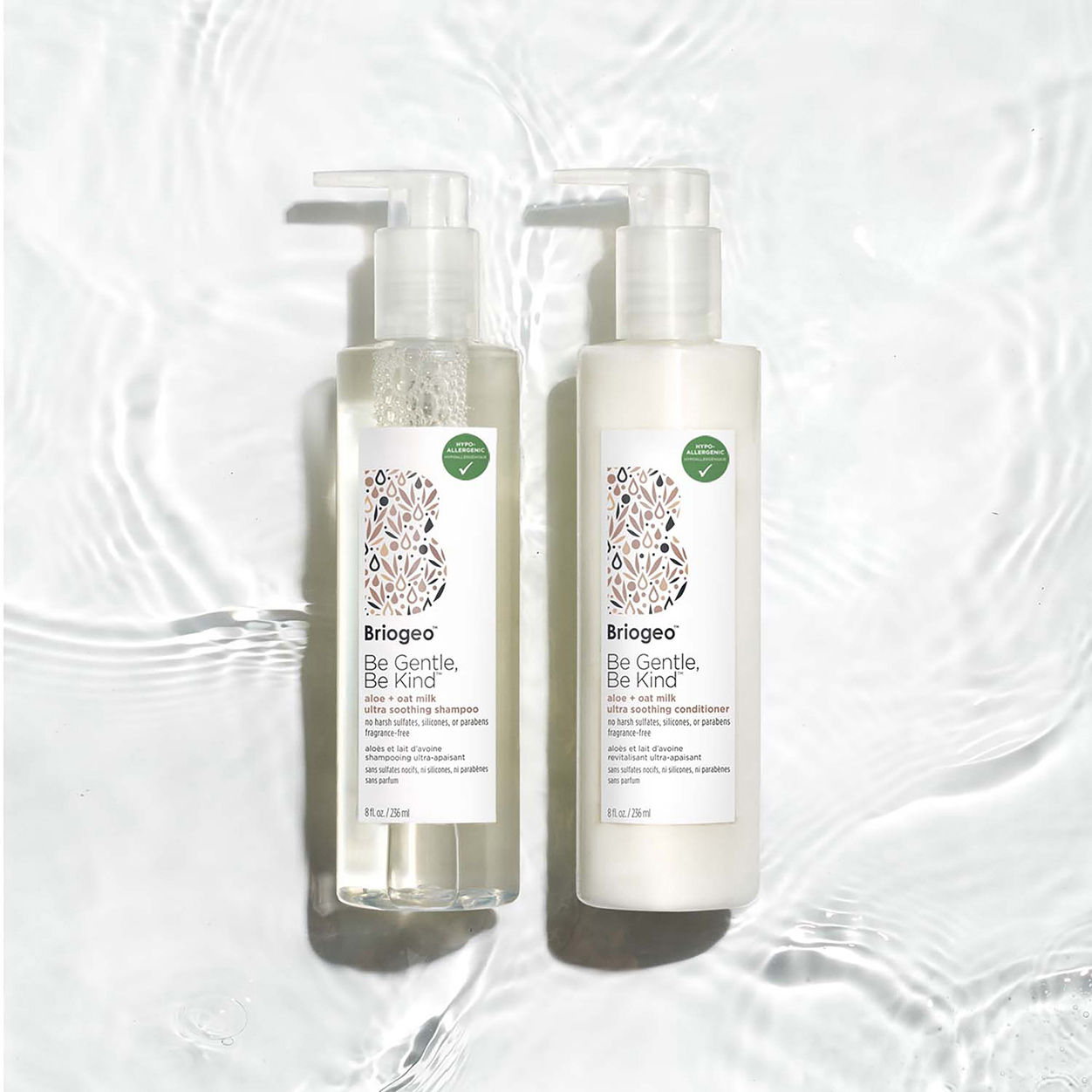 Gentle & Kind Aloe and Oat Milk Ultra Soothing Shampoo for Dry, Sensitive Scalp - Hydrating & Calming Hair Care for Daily Use at Home or Salon
