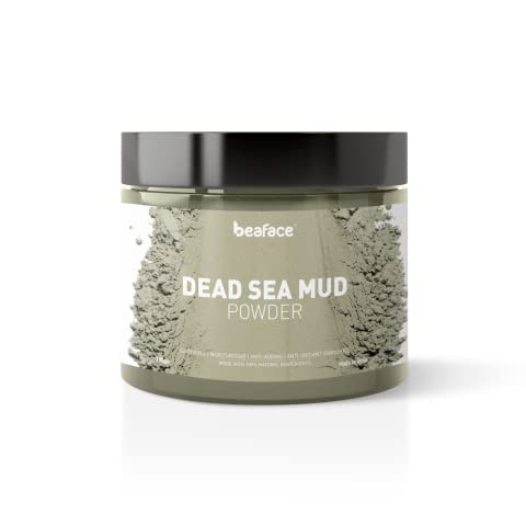 Beaface Dead Sea Mud Mask & Rosewater Facial Spray Combo Pack (2 x 100ml) - Hydrating & Detoxifying Skincare Set for Acne, Blackheads & Glowing Skin