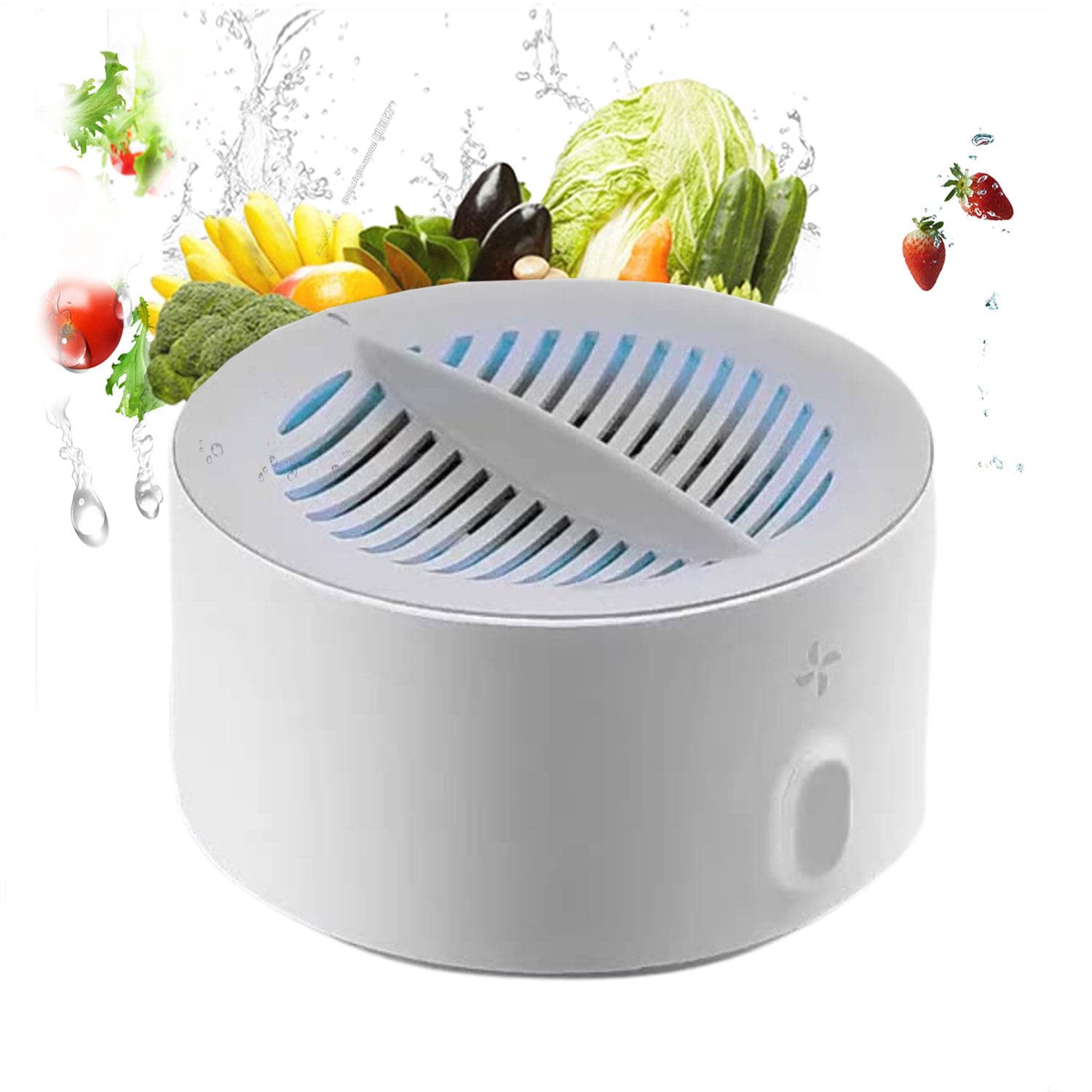 Professional Vegetable & Fruit Cleaning Machine - USB Rechargeable Multi-Purpose Washer for Fruits, Vegetables, Dentures, Dishes, Clothes, Glasses & Jewelry | Perfect for Kitchen, Bathroom & Travel Use